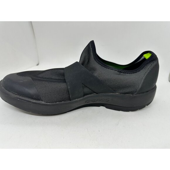 Oofos Oomg Mens Shoes Size US 10.5 EU 43.5 Black Fibre Low Slip-On Style main image 11